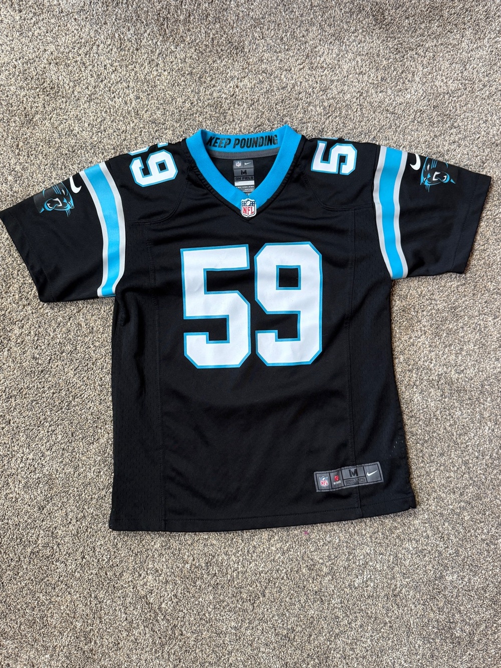 NFL YM Carolina Panthers Jersey - Luke Kuechly